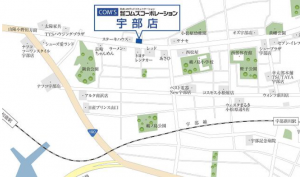 宇部店新店舗　地図