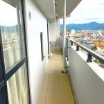 角住戸につき、3面バルコニー付き